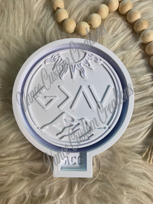 God Is Greater Freshie Mold