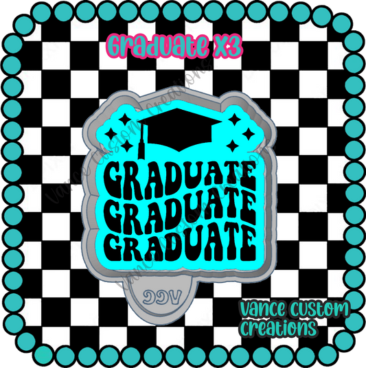 Graduate x3 Freshie Mold