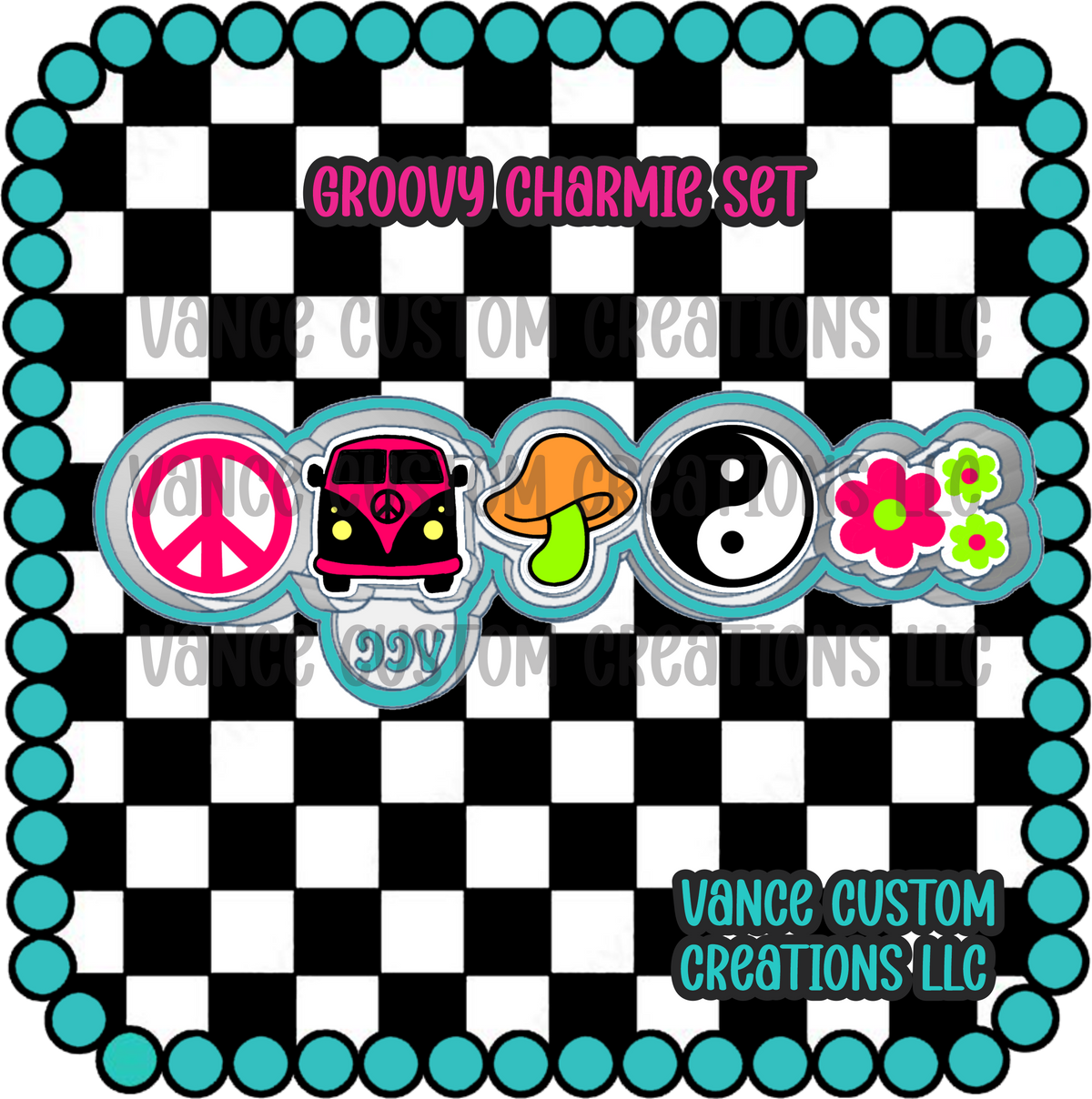 Groovy Charmie Mold Set