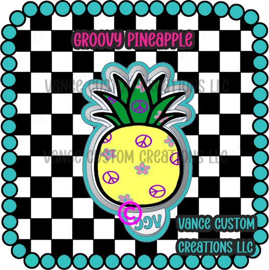 Groovy Pineapple Freshie Mold