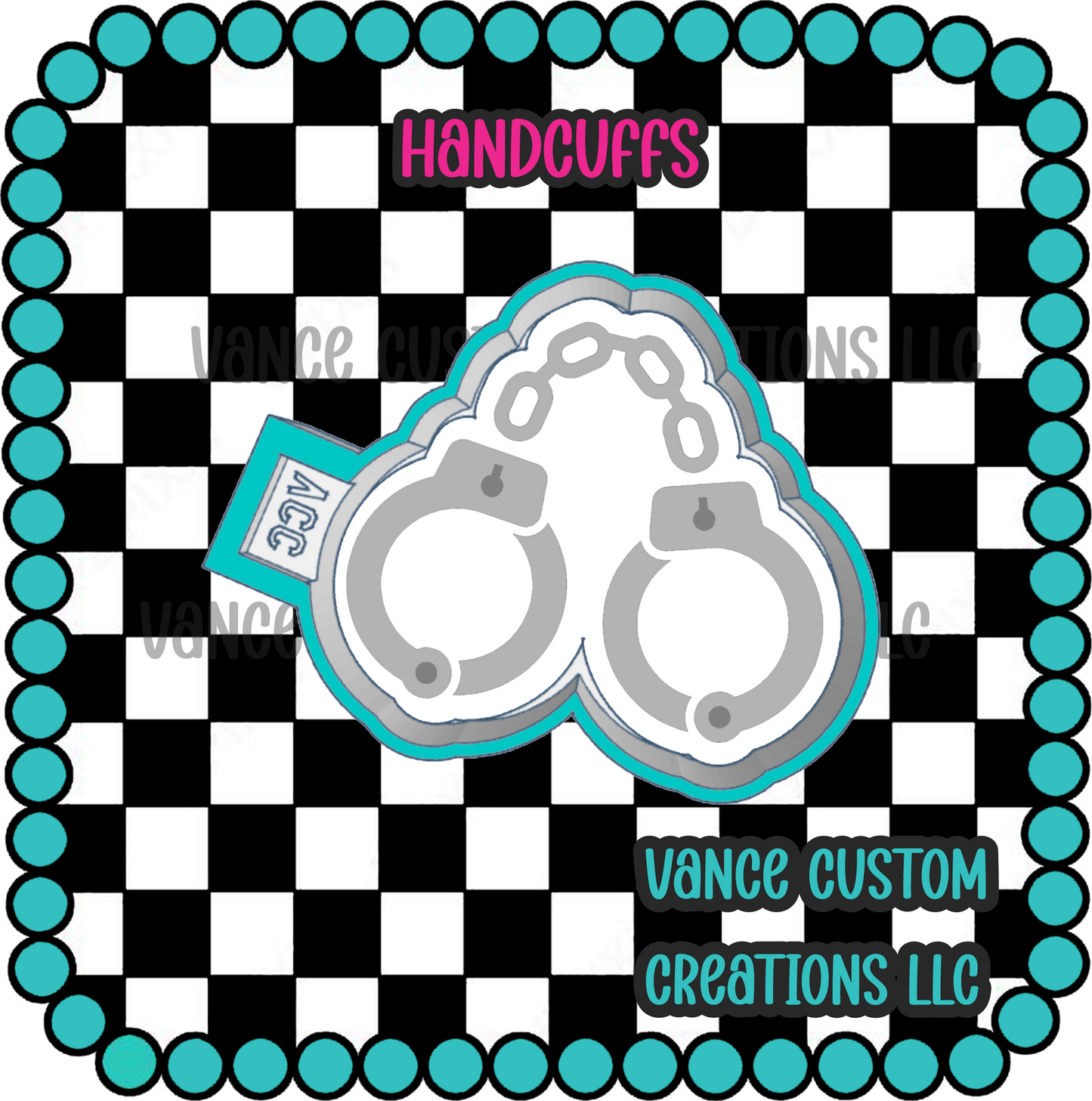 Handcuff Freshie Mold