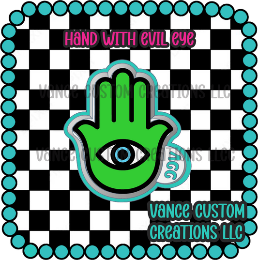 Hand with Evil Eye Freshie Mold