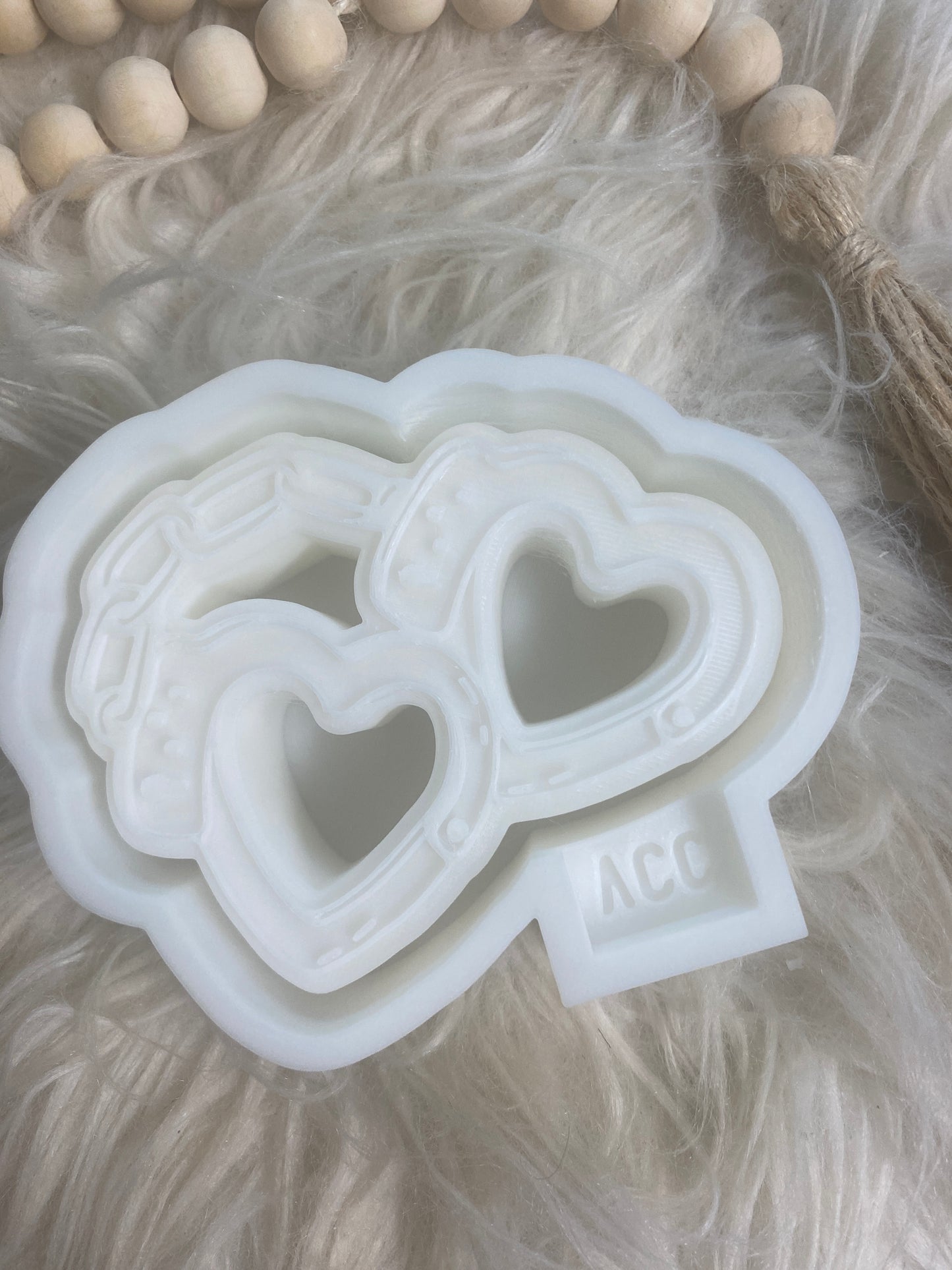 Heart Handcuff Freshie Mold