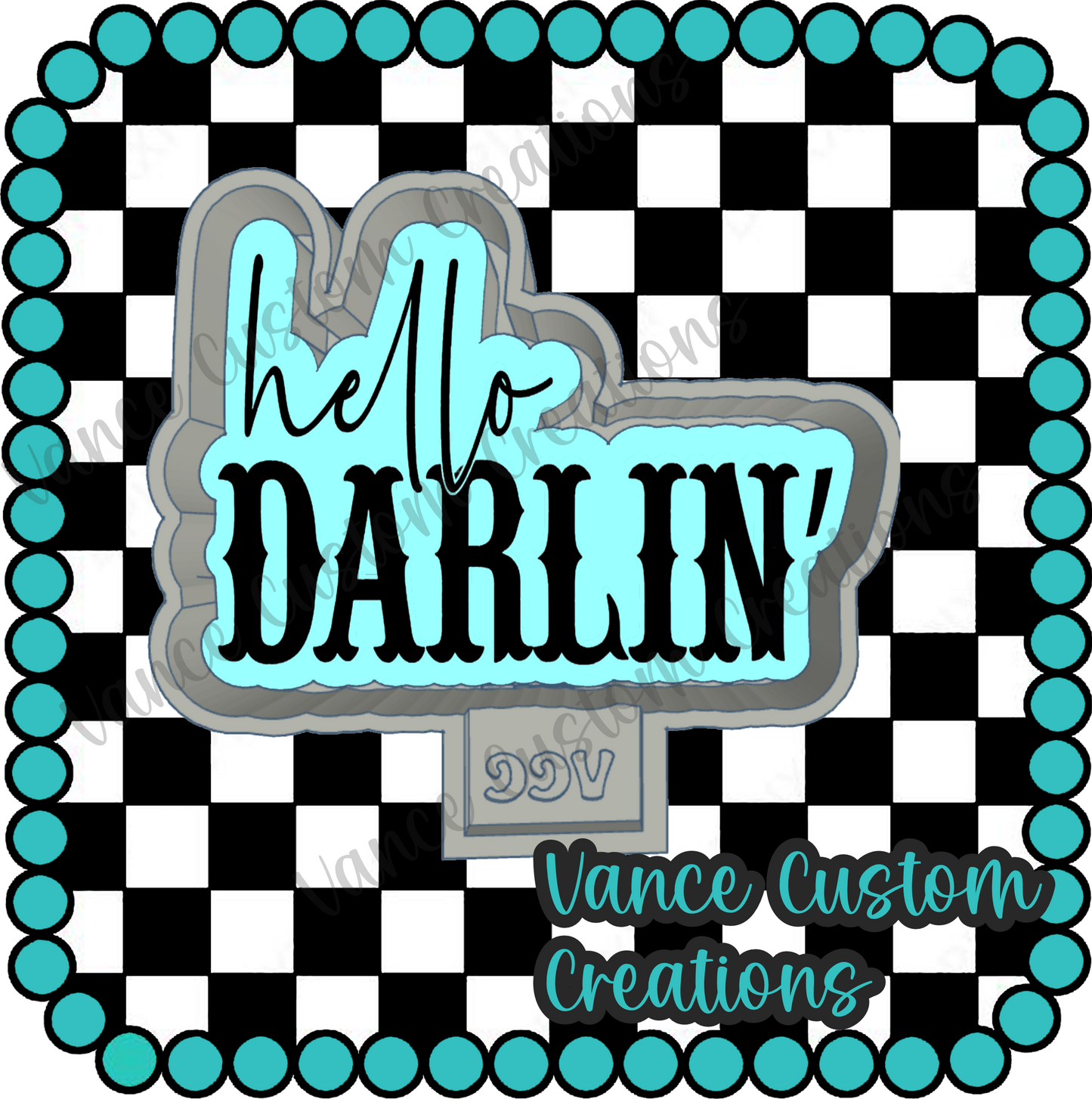Hello Darlin' Freshie Mold