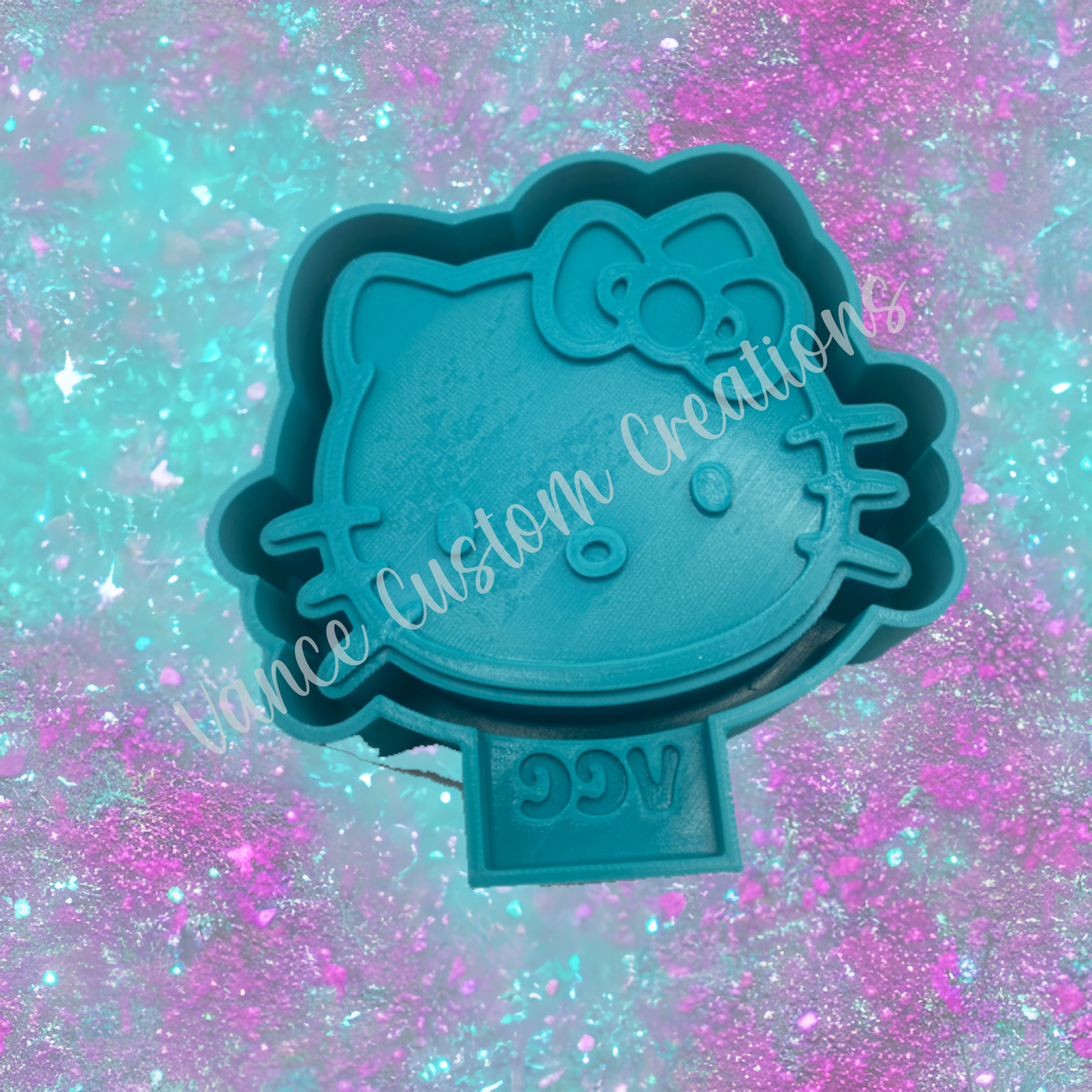 Hello Kitty Head Freshie Mold