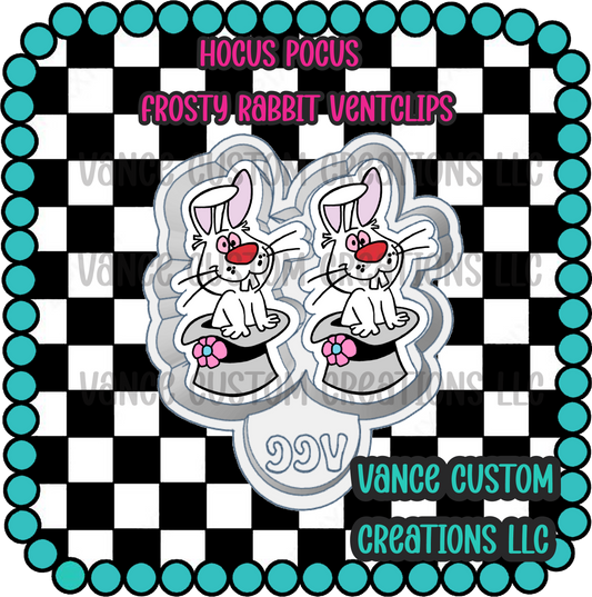 Hocus Pocus Frosty Rabbit Ventclip Freshie Mold