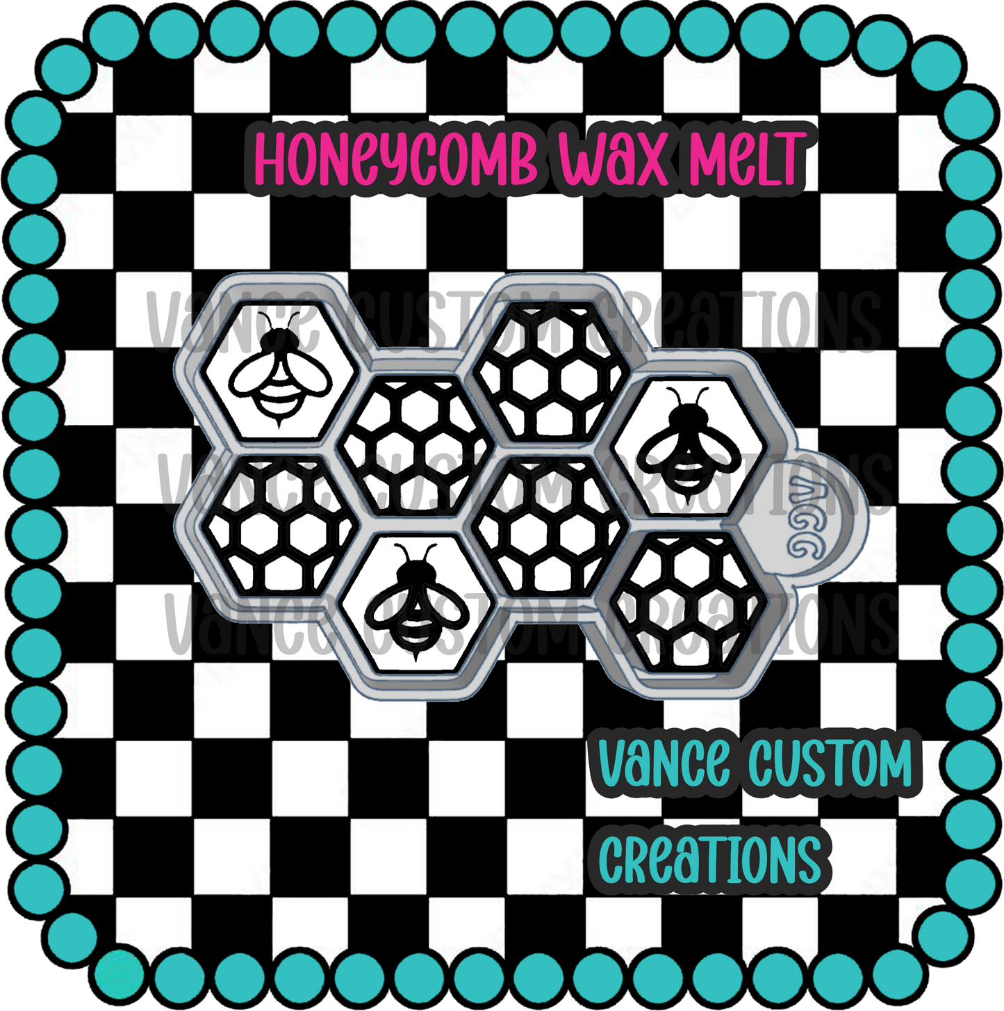 Honeycomb Wax Melt Mold