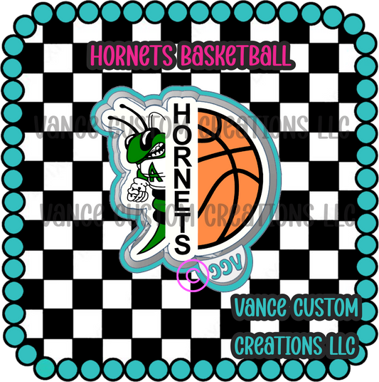 Hornets Basketball Freshie Mold