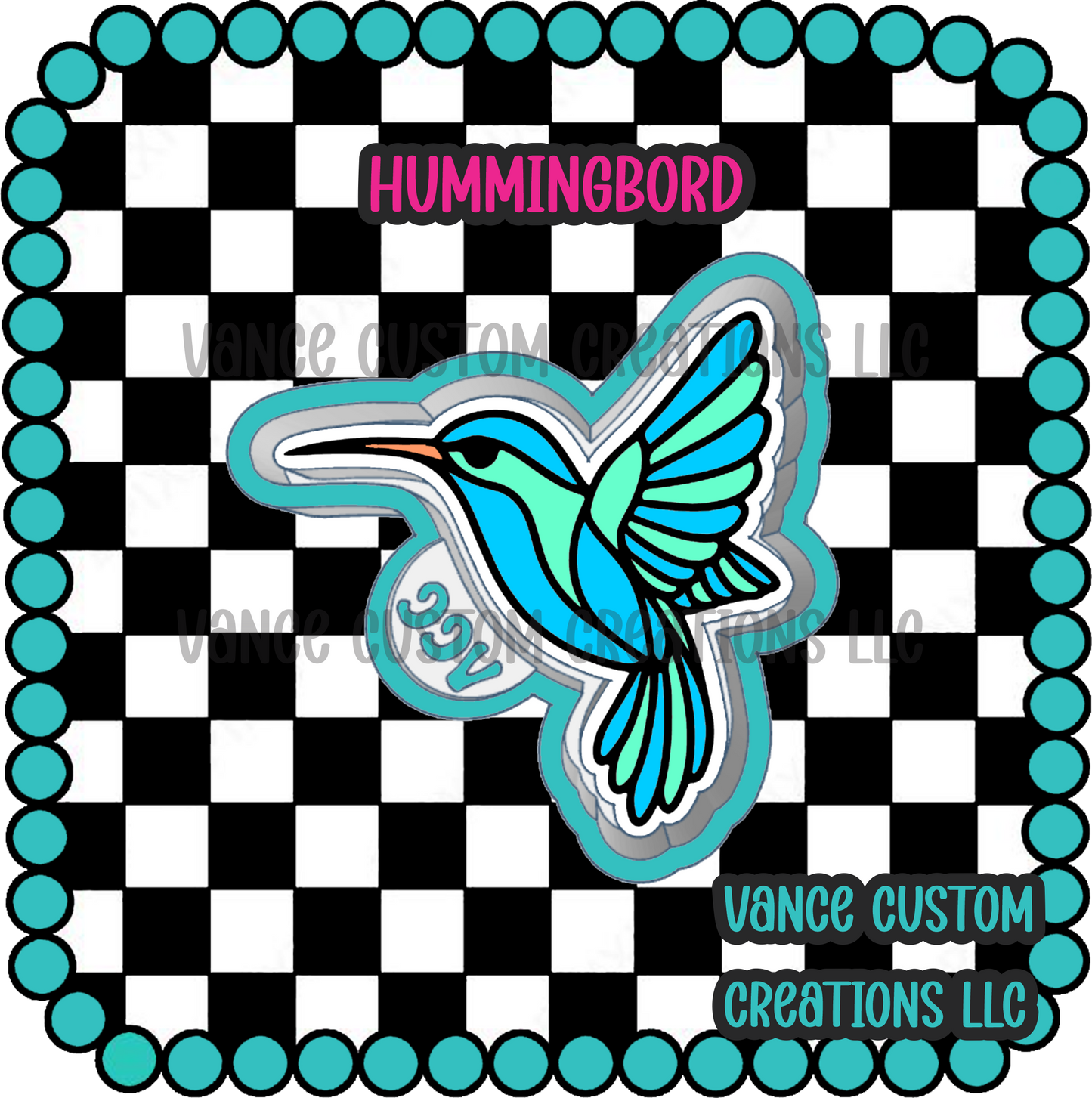 Hummingbird Freshie Mold