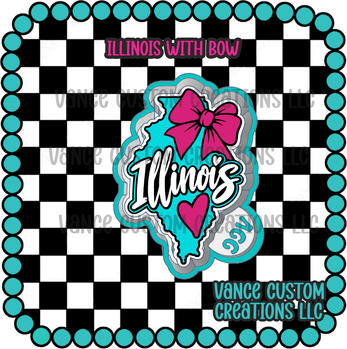 Illinois with Bow Freshie Mold