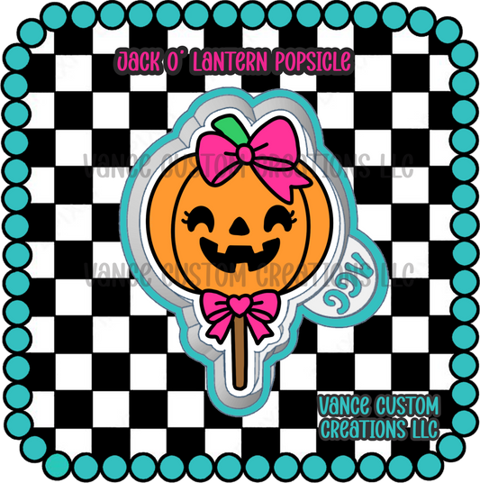 Jack O' Lantern Popsicle Freshie Mold