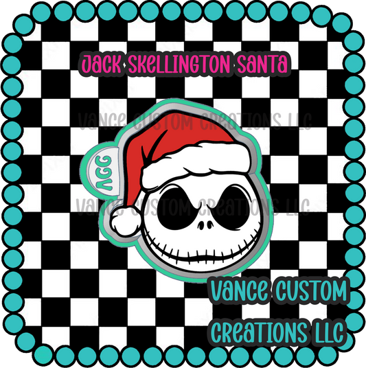 Jack Skellington Santa Freshie Mold