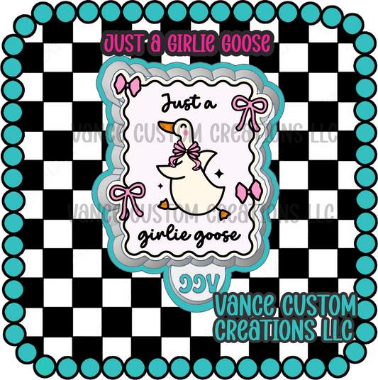 Just A Girlie Goose Freshie Mold