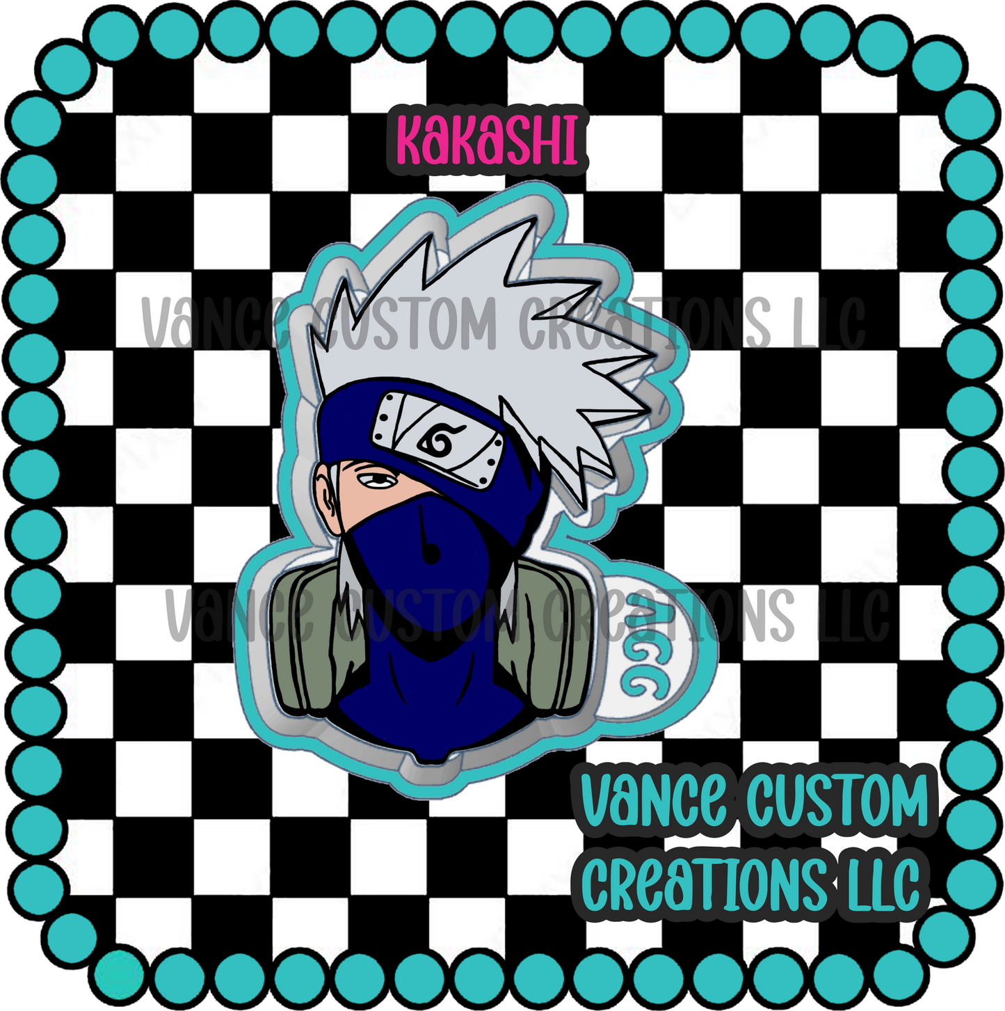 Kakashi Freshie Mold