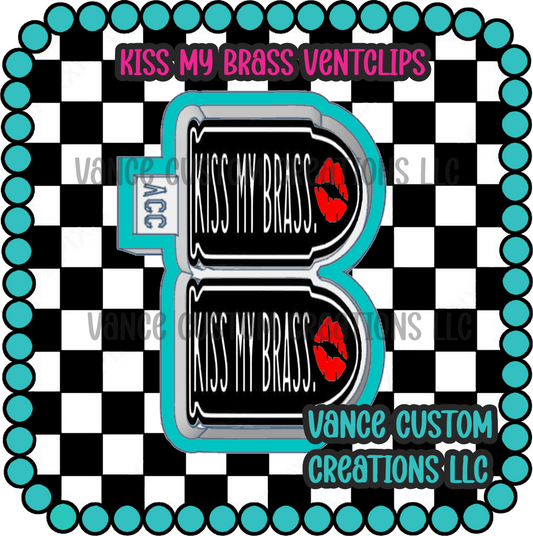 Kiss My Brass Ventclip Freshie Mold