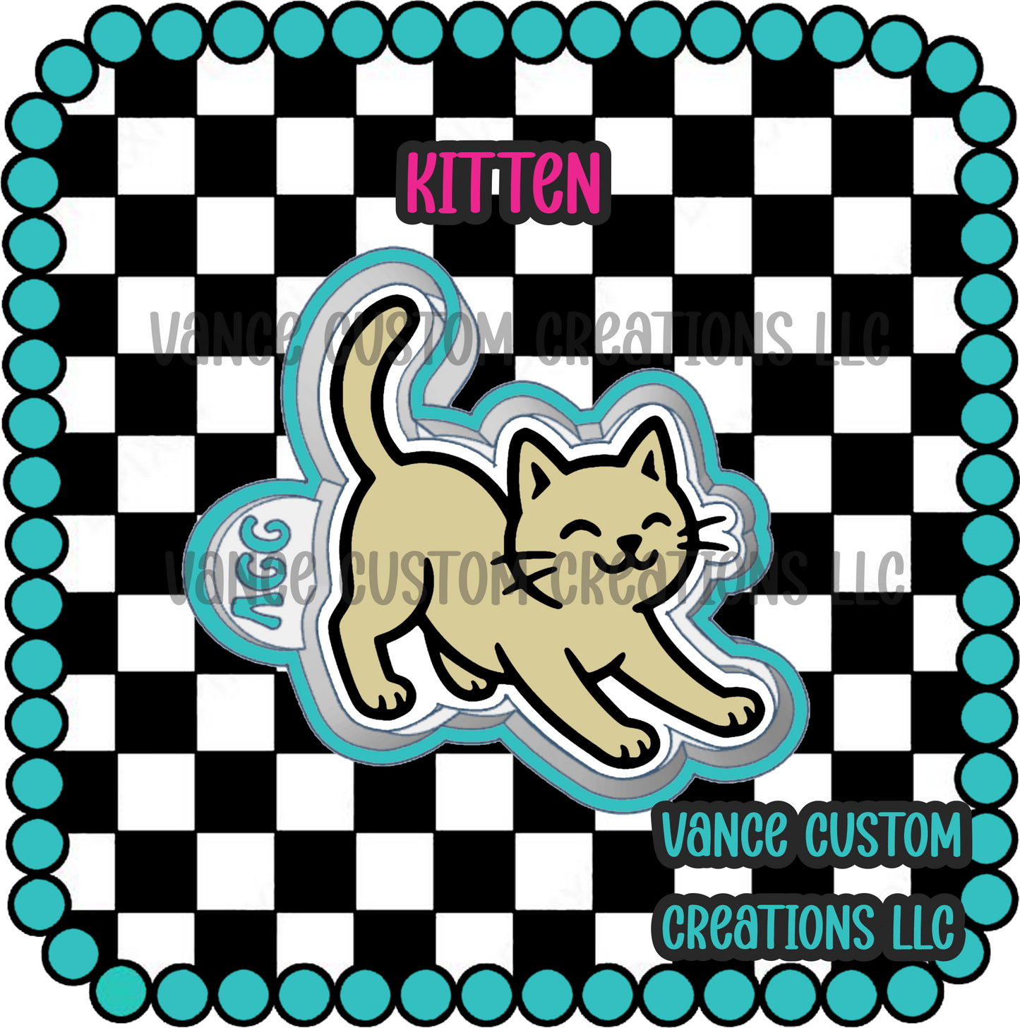 Kitten Freshie Mold