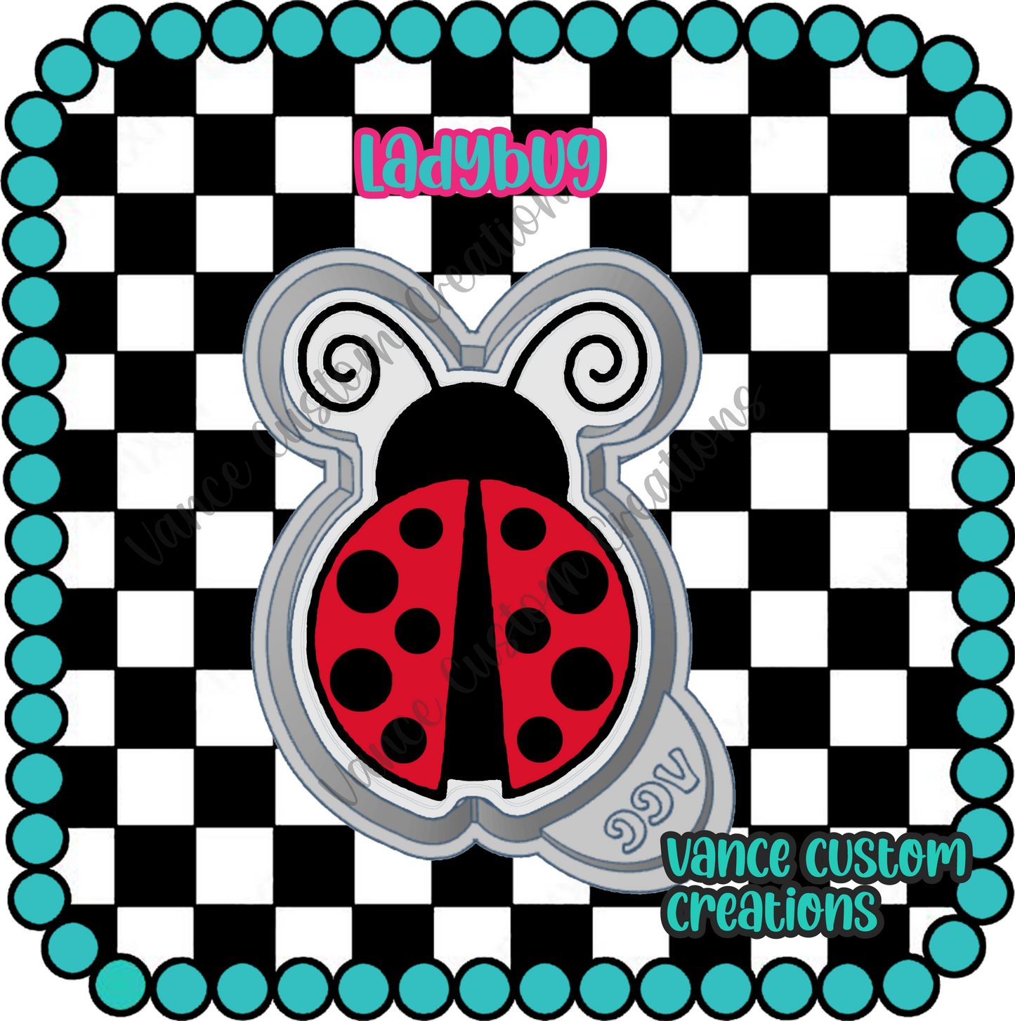 Ladybug Freshie Mold