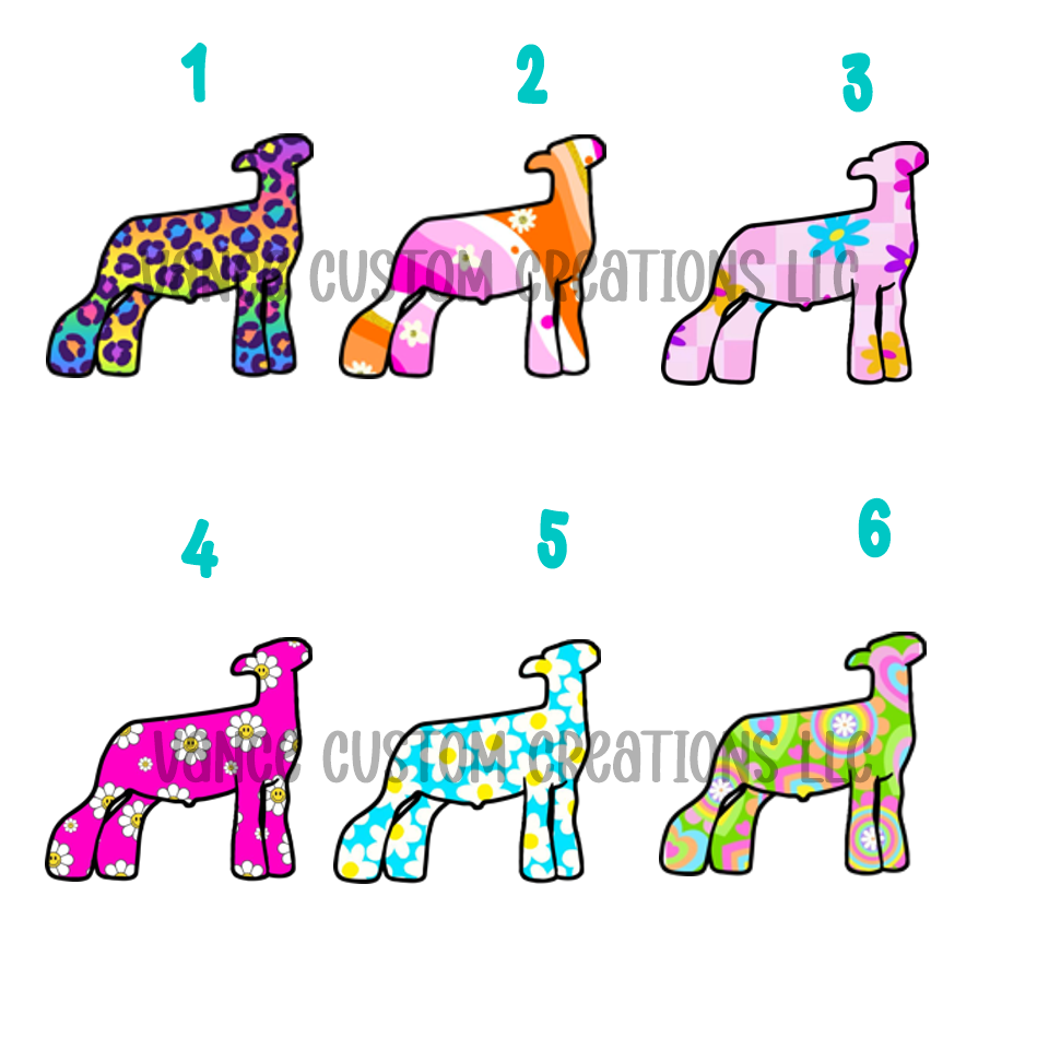 Show Lamb Cardstock