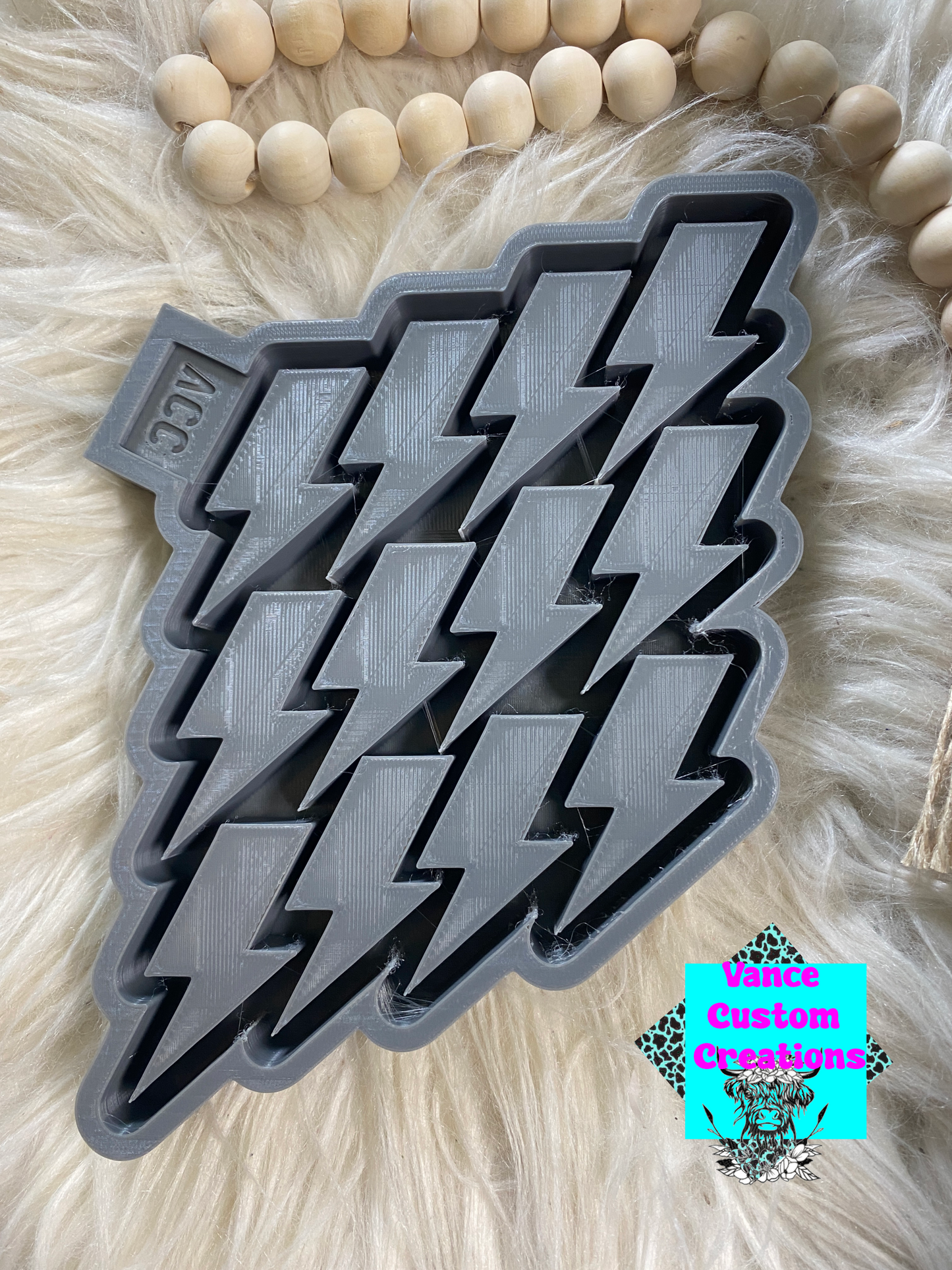 Lightning Bolt Wax Melt Mold