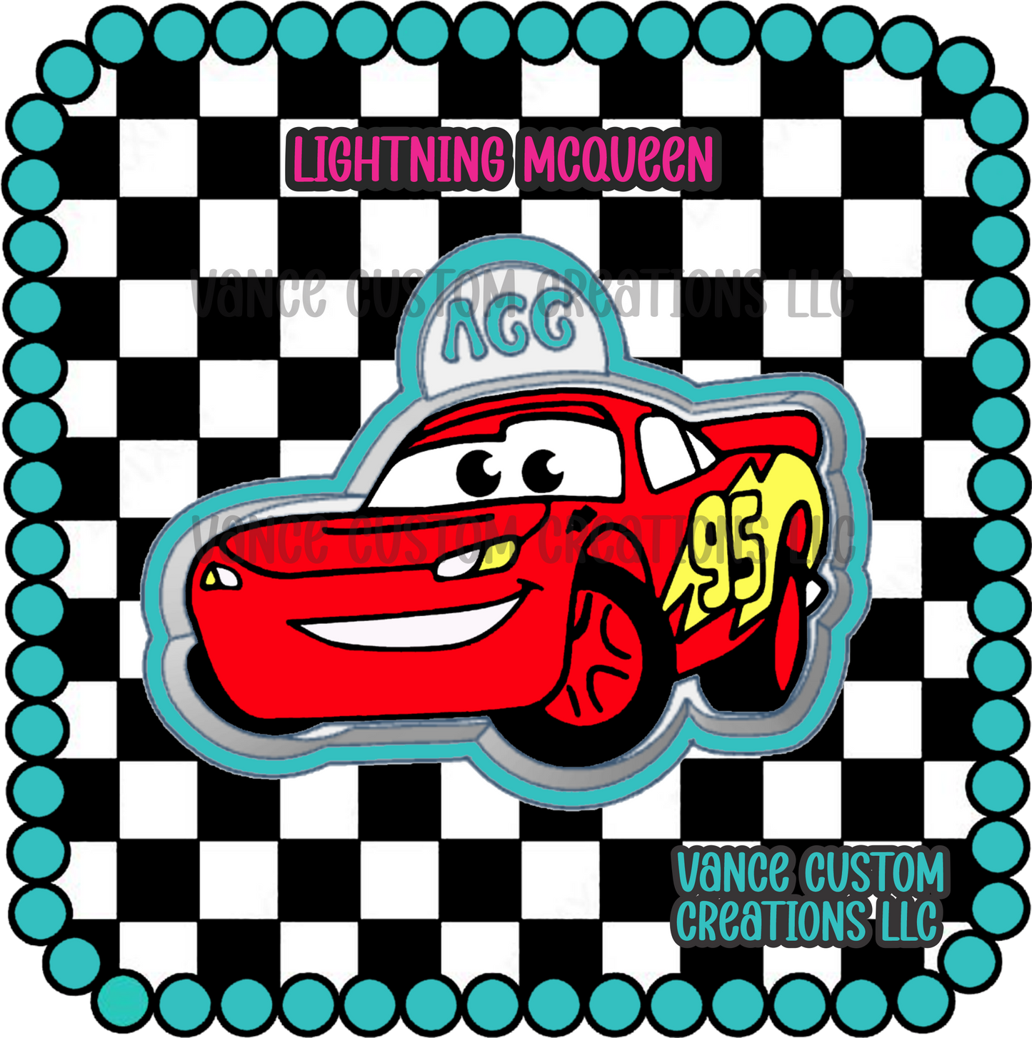 Lightning McQueen Freshie Mold