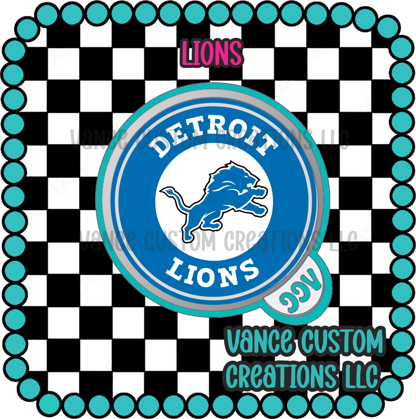Lions Freshie Mold