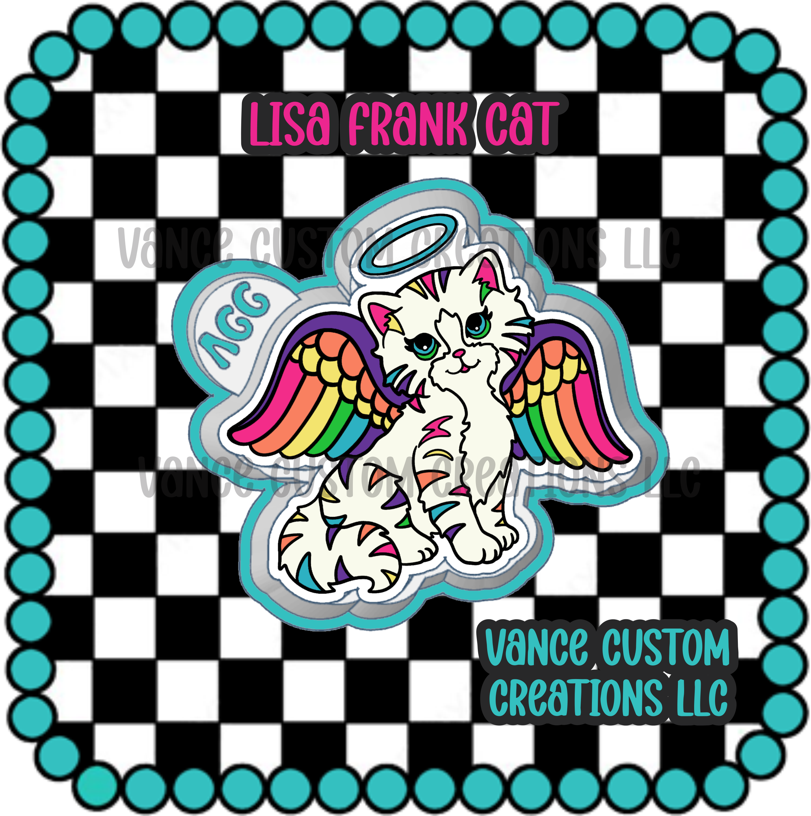 Cat Lisa Frank Freshie Mold – Vance Custom Creations