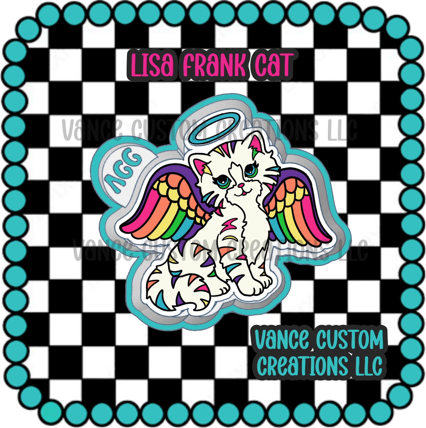 Cat Lisa Frank Freshie Mold