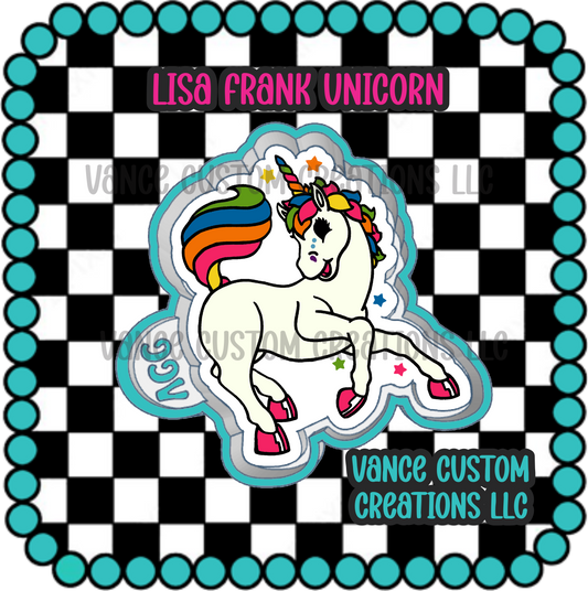 Unicorn Lisa Frank Freshie Mold