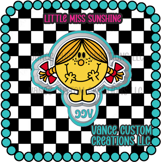Little Miss Sunshine Freshie Mold