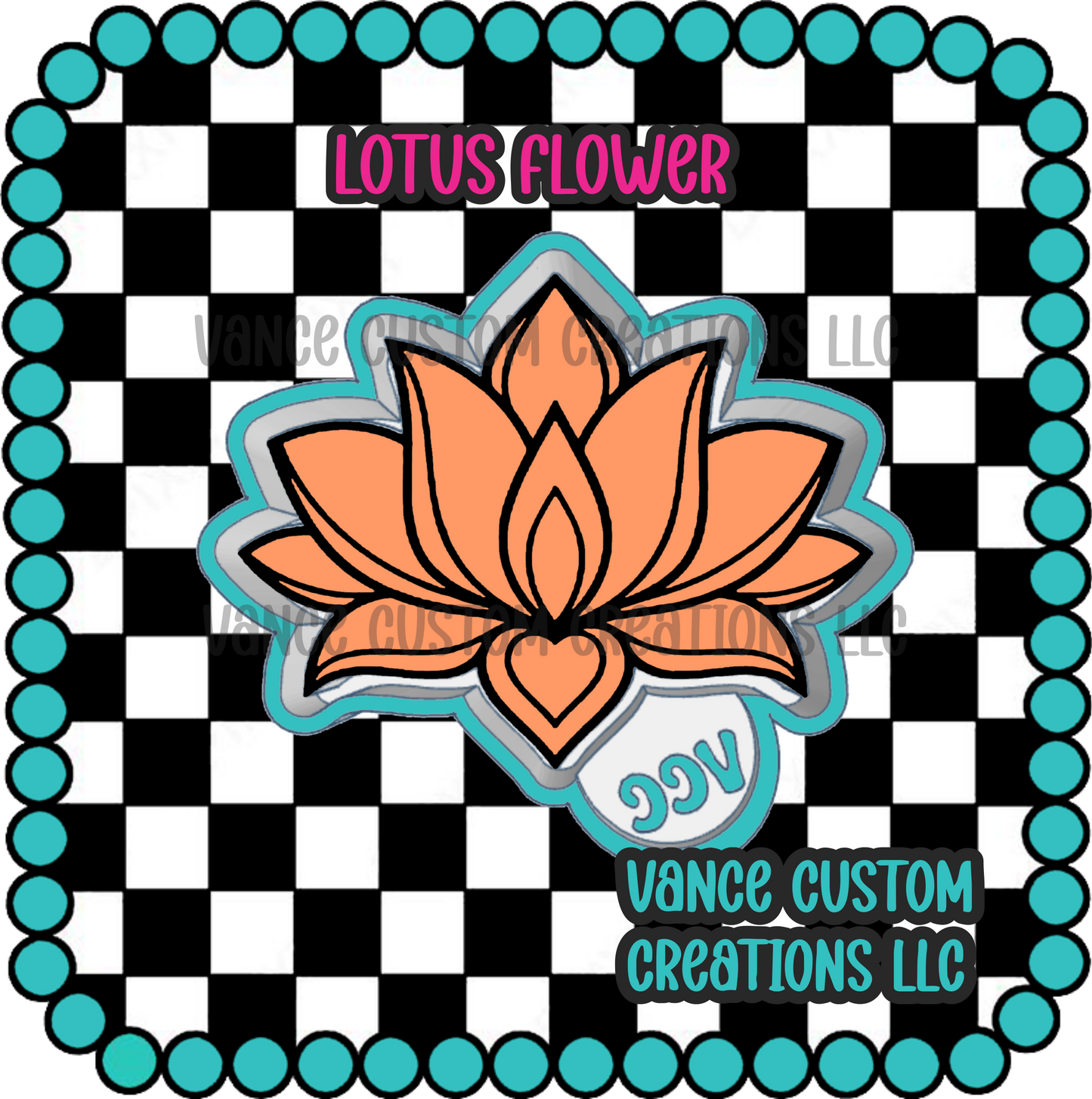 Lotus Flower Freshie Mold