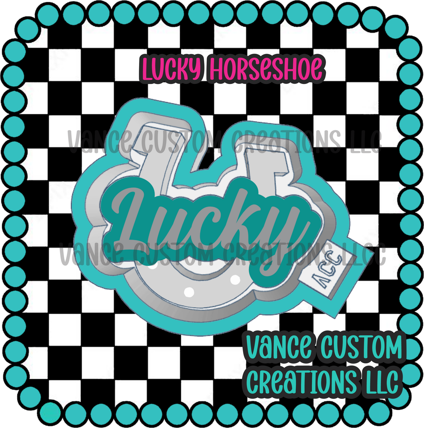 Lucky Horseshoe Freshie Mold