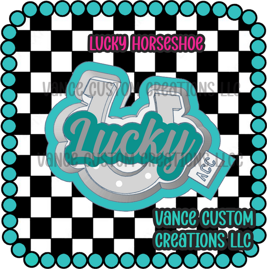 Lucky Horseshoe Freshie Mold