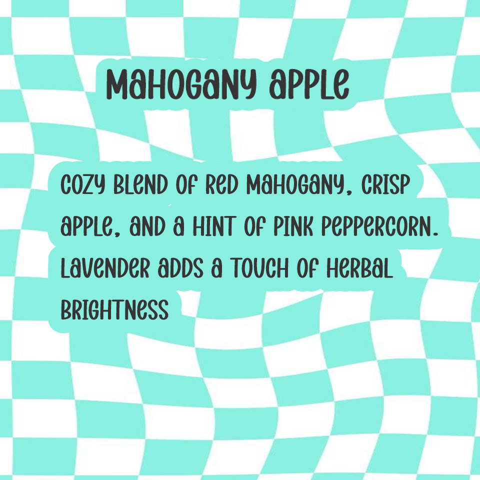 Mahogany Apple Scented Wax