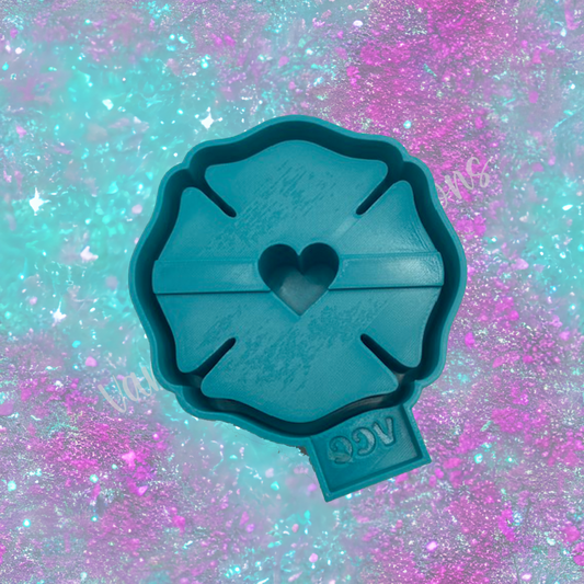 Maltese Cross with Heart Freshie Mold