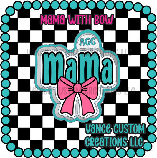 Mama with Bow Freshie Mold
