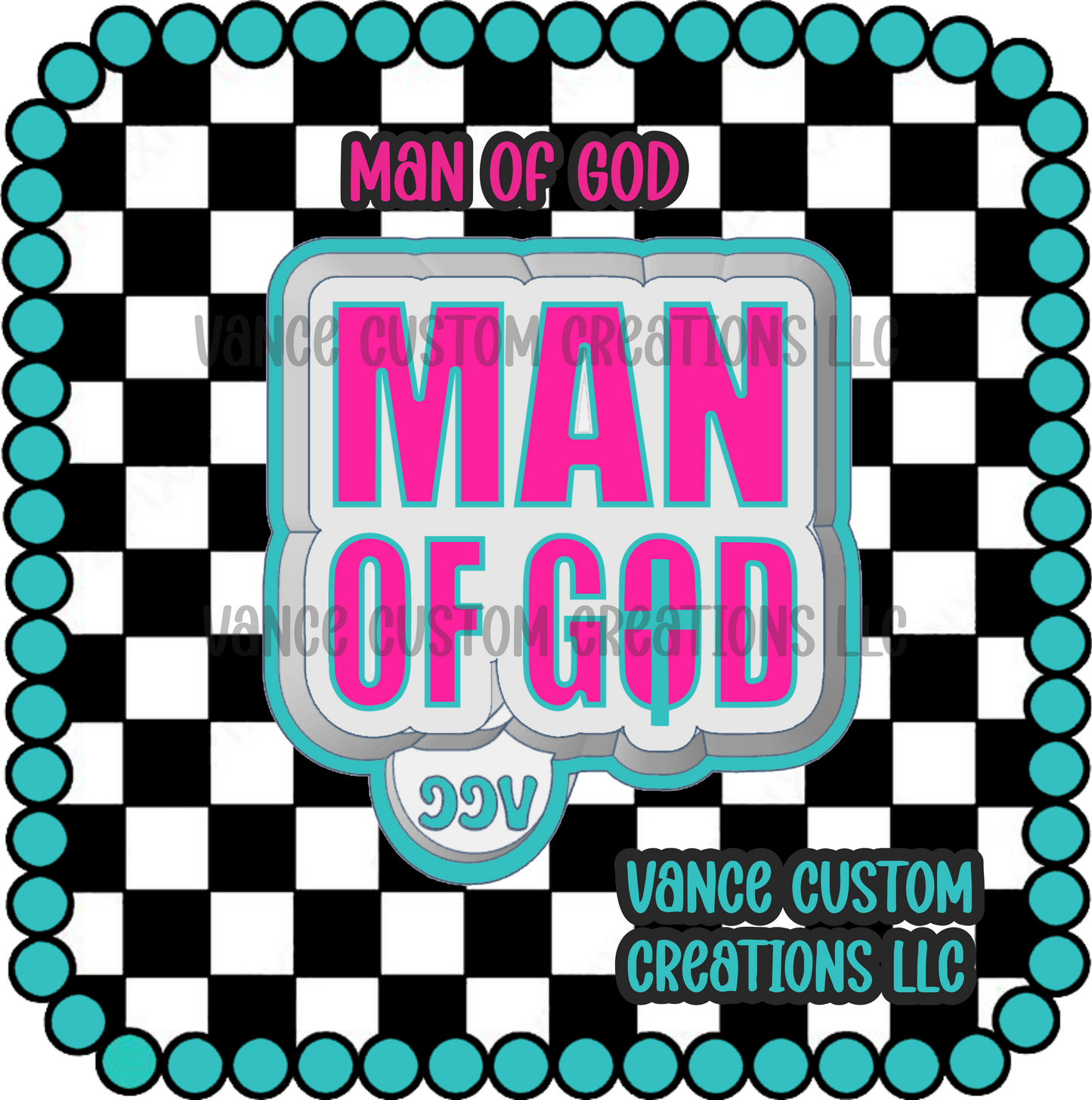 Man of God Freshie Mold