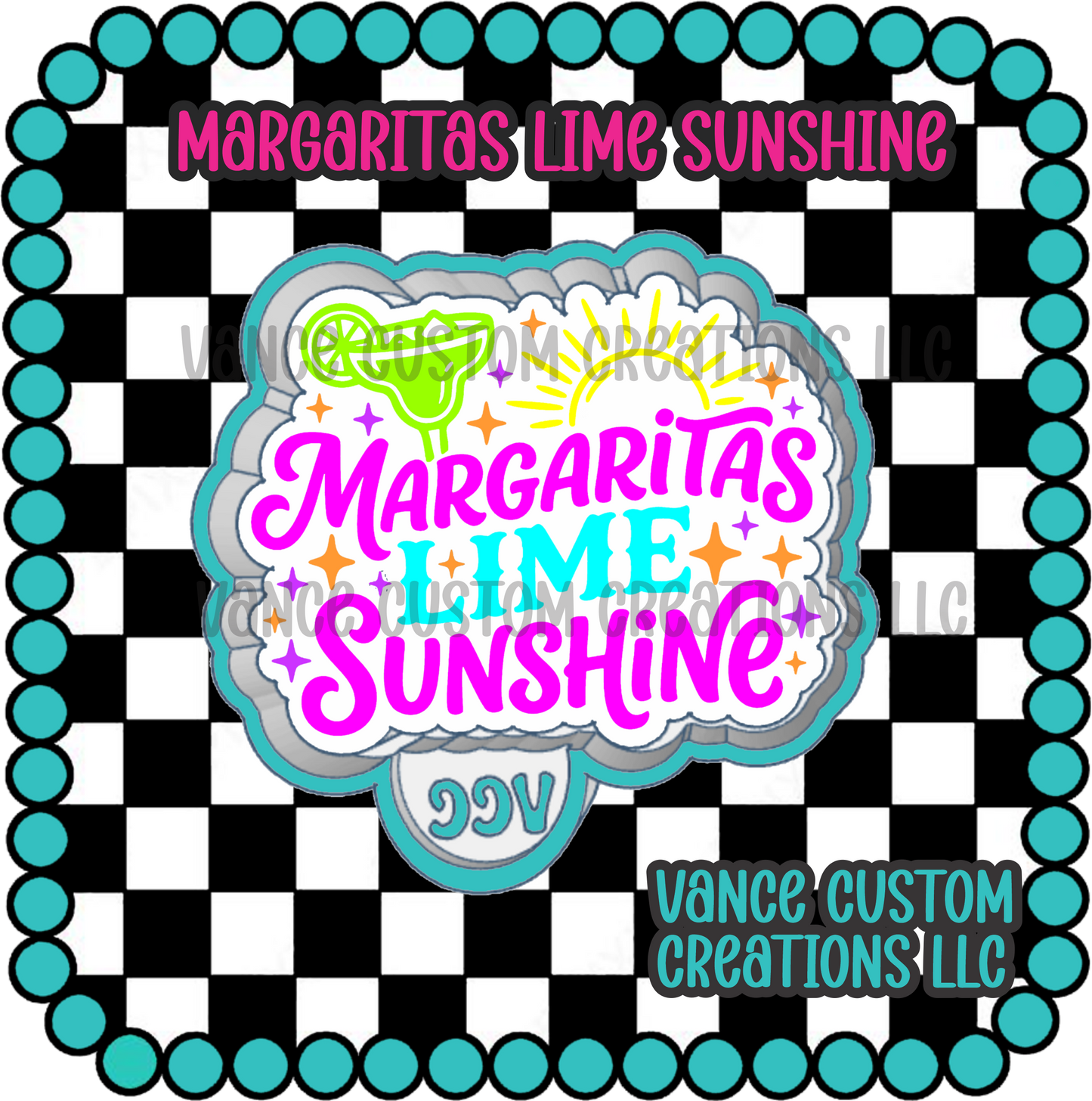 Margaritas Lime & Sunshine Freshie Mold