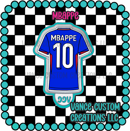 Mbappe Jersey Freshie Mold