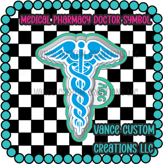 Medical Pharmacy Doctor Symbol Freshie Mold