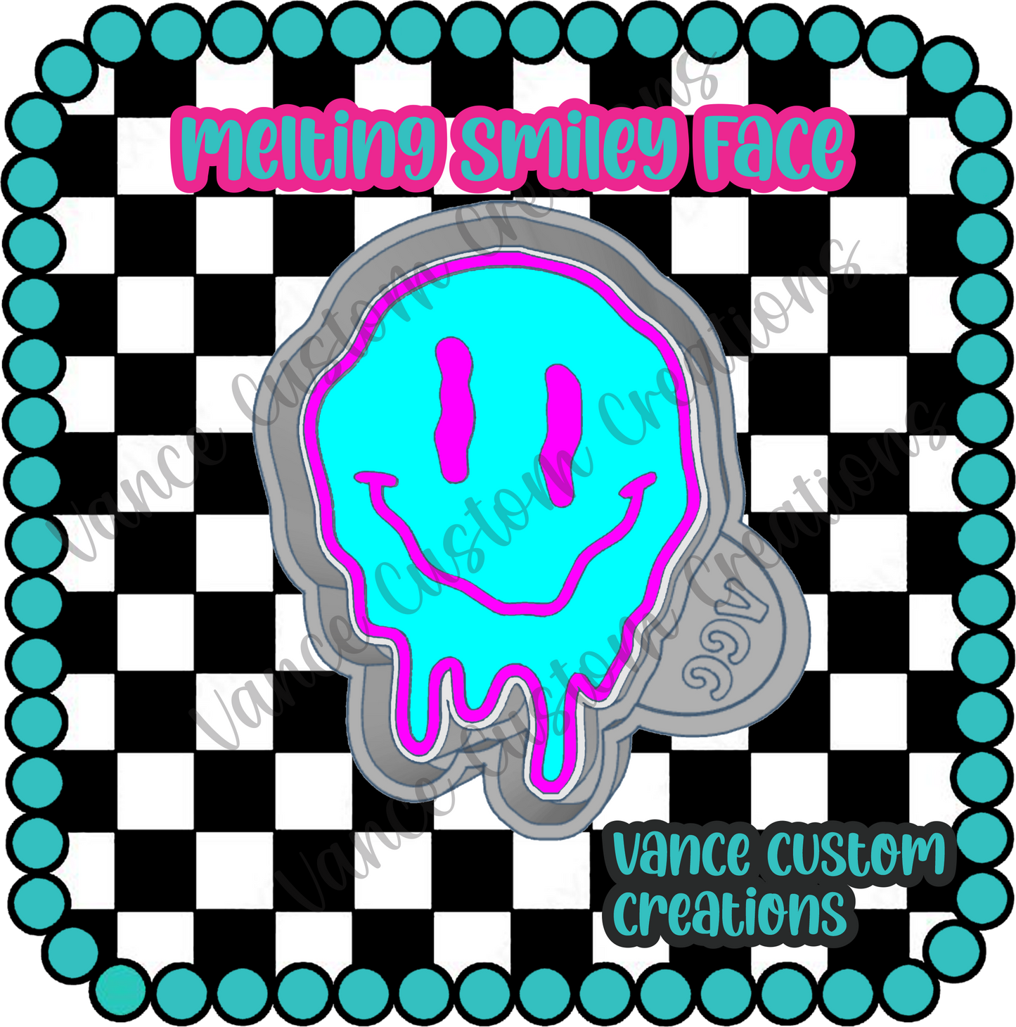 Melting Smiley Face Mold