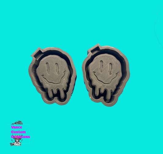 Melting Smiley Face Vent Clip Molds