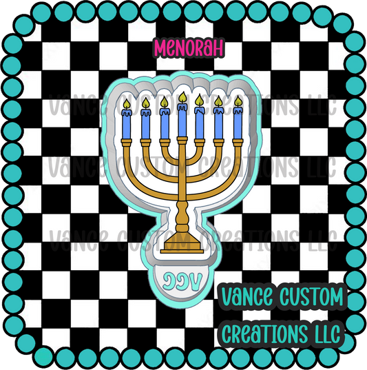 Menorah Freshie Mold