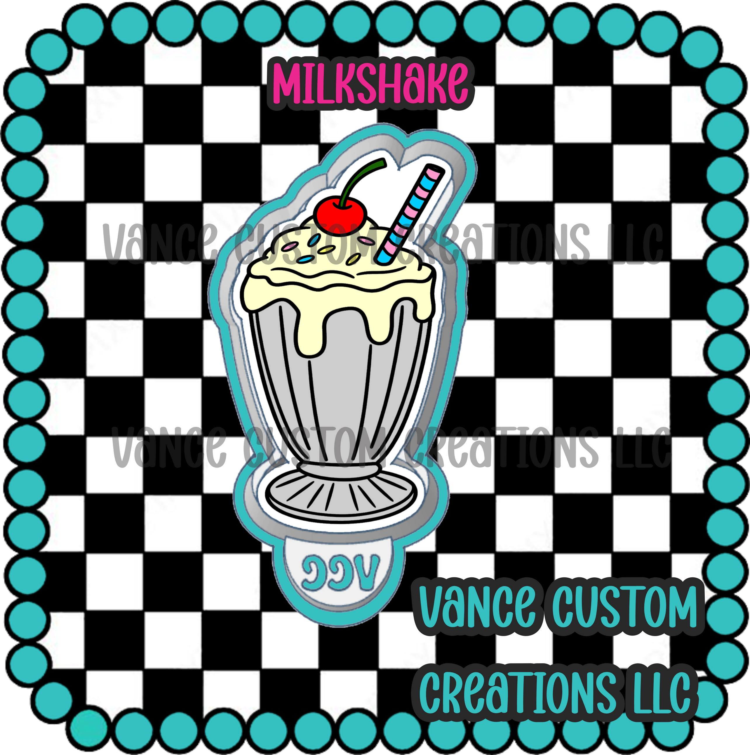 Milkshake Freshie Mold – Vance Custom Creations