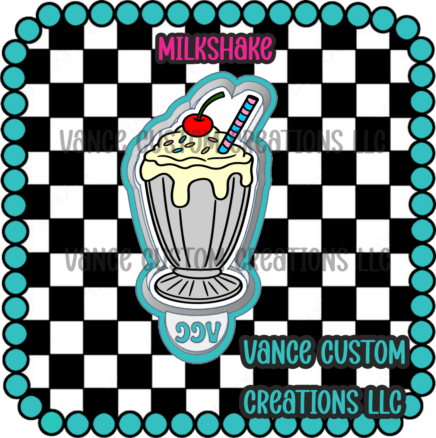 Milkshake Freshie Mold