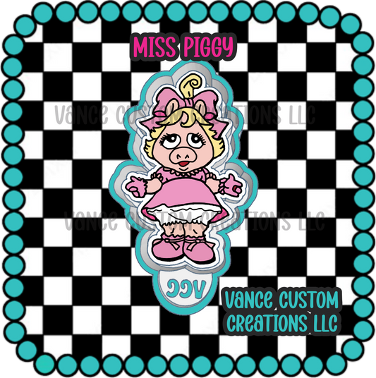 Miss Piggy Freshie Mold
