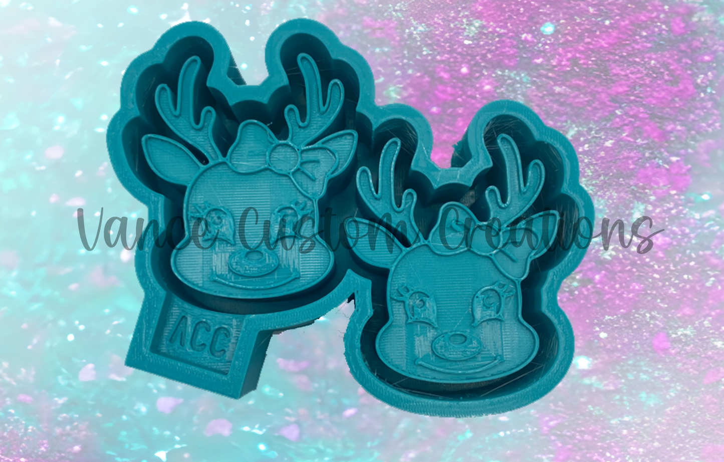 Miss Reindeer Ventclip Mold