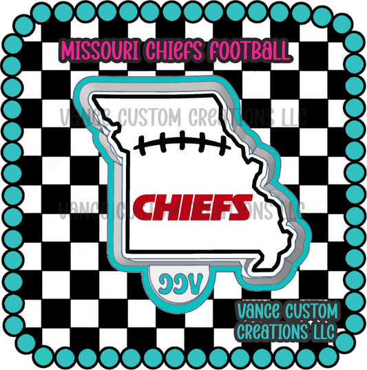 Missouri Chiefs Football Freshie Mold