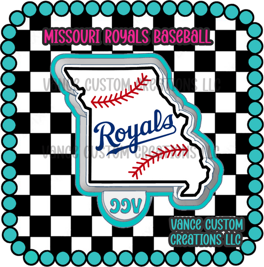 Missouri Royals Baseball Freshie Mold