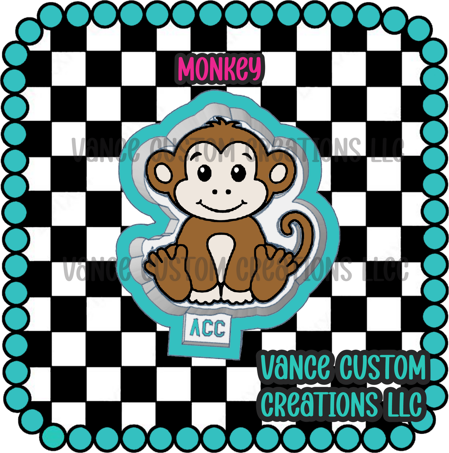 Monkey Freshie Mold