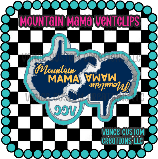 Mountain Mama Ventclip Freshie Mold